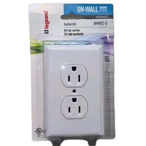 Legrand Wiremold NMW2-D On Wall Outlet Kit [64]